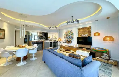 Apartamento vista mar para venda em riviera de são lourenço