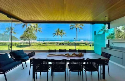Apartamento garden com 5 suítes vista mar, 336 m² por r$ 25.000.000 - riviera de são lourenço - bertioga/sp