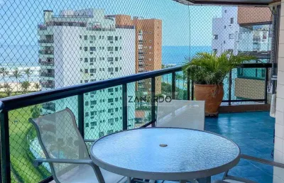 Apartamento vista mar e pé na grama 3 dormitórios sendo 1 suíte à venda, 114 m² por r$ 3.300.000 - riviera de são lourenço - bertioga/sp