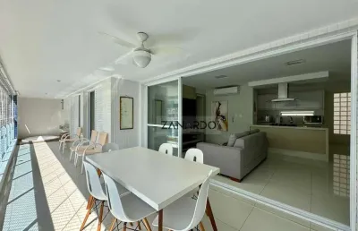 Apartamento com 3 dormitórios, 110 m² - venda por r$ 3.600.000,31 ou aluguel por r$ 15.001,33/mês - riviera de são lourenço - bertioga/sp