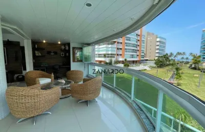 Apartamento garden em riviera de são lourenço com vista mar