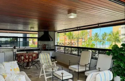Apartamento vista mar para locação anual em riviera de são lourenço