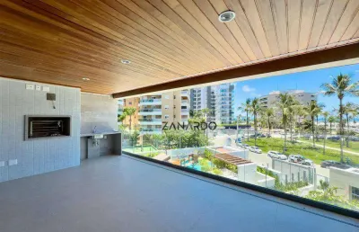 Apartamento vista mar e pé na grama em riviera de são lourenço