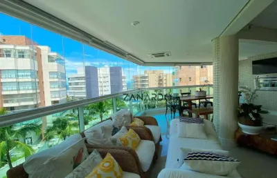 Apartamento 5 suítes, 192 m² - venda por r$ 8.500.000 ou aluguel por r$ 25.000/mês - riviera de são lourenço - bertioga/sp