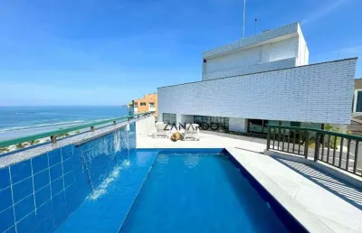 Cobertura pé na areia para venda em riviera de são lourenço