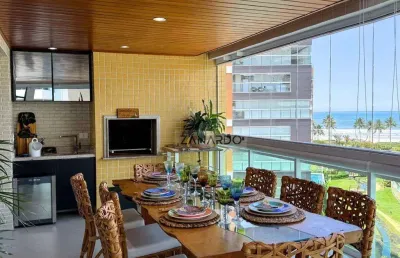 Apartamento vista mar e pé na grama à venda em riviera de são lourenço