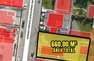 Terreno no centro de navegantes com 660m² a 500 metros da praia central