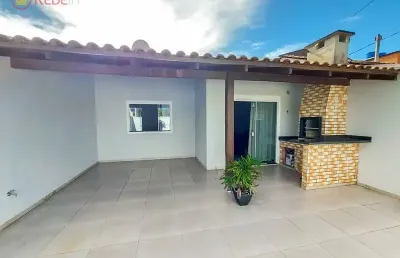Excelente geminado mobiliado em itajuba - barra velha com 2 quartos