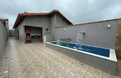 Casa com 2 dormitórios à venda, 68 m² por r$ 369.800,00 - balneário gaivota - itanhaém/sp