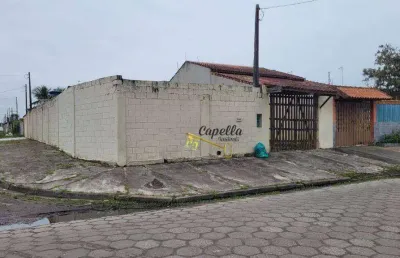 Casa com 1 dormitório à venda, 60 m² por r$ 220.000 - balneário novaro - itanhaém/sp