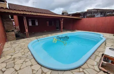 Casa com 2 dormitórios à venda, 131 m² por r$ 350.000,00 - balneário gaivota - itanhaém/sp
