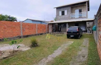 Sobrado com 3 dormitórios à venda, 123 m² por r$ 300.000,00 - balneário são jorge - itanhaém/sp