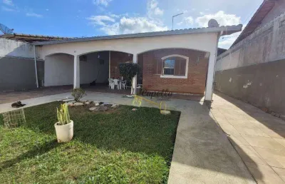 Casa com 2 dormitórios à venda, 173 m² por r$ 390.000 - balneário gaivota - itanhaém/sp