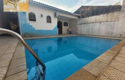 Casa com 3 dormitórios à venda, 90 m² por r$ 365.000,00 - balneário gaivota - itanhaém/sp