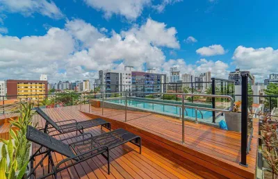 Flat à venda com 1 quarto, mobiliado com 20m² em jd oceania, joão pessoa-pb