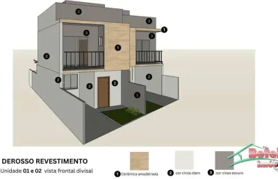 Sobrado com 3 dormitórios à venda por r$ 520.000 - alto boqueirão - curitiba/pr