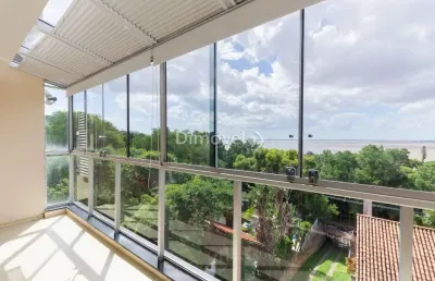 Casa em condomínio fechado com 4 quartos à venda na rua bororó, 207, vila assunção, porto alegre por r$ 1.790.000