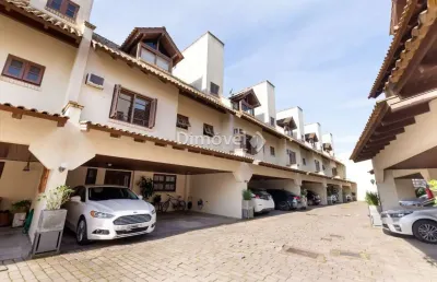 Casa em condomínio fechado com 3 quartos à venda na rua manajó, 70, vila assunção, porto alegre por r$ 1.390.000