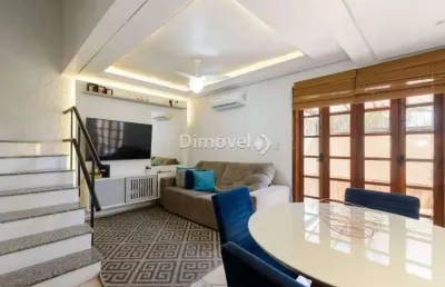 Casa em condomínio fechado com 3 quartos à venda na avenida wenceslau escobar, 3714, vila conceição, porto alegre por r$ 590.000