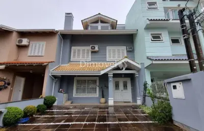 Casa em condomínio fechado com 3 quartos à venda na rua corticeira, 431, hípica, porto alegre por r$ 699.000