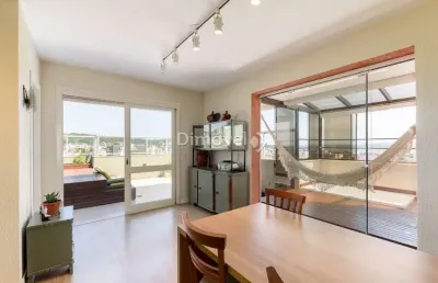 Cobertura com 2 quartos à venda na rua doutor barcelos, 1203, tristeza, porto alegre por r$ 850.000