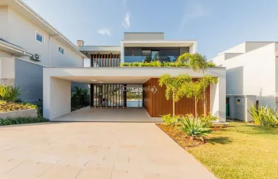 Casa em condomínio fechado com 4 quartos à venda na estrada das três meninas, 1400, vila nova, porto alegre por r$ 2.950.000