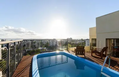 Cobertura com 3 quartos à venda na travessa nova trento, 49, tristeza, porto alegre por r$ 990.000