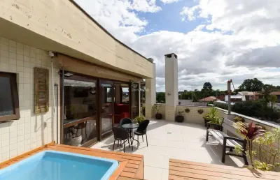 Cobertura com 3 quartos à venda na avenida pereira passos, 1190, vila assunção, porto alegre por r$ 954.000