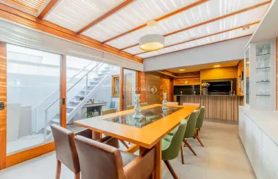 Casa em condomínio fechado com 3 quartos à venda na rua doutor barcelos, 741, tristeza, porto alegre por r$ 1.390.000