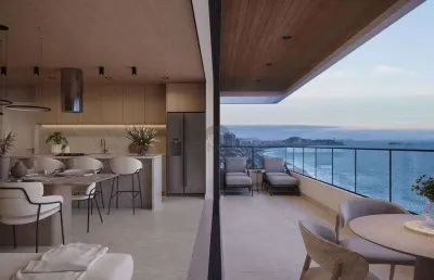 Apartamento no centro com 4 quartos para venda, 199 m²