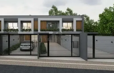 Sobrado geminado no saguaçú com 3 quartos para venda, 114 m²