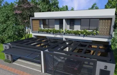 Sobrado geminado no jardim sofia com 3 quartos para venda, 135 m²