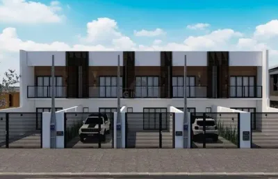 Sobrado geminado no saguaçú com 3 quartos para venda, 103 m²