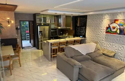 Sobrado geminado no iririú com 3 quartos para venda, 118 m²