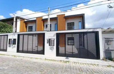 Sobrado geminado no anita garibaldi com 3 quartos para venda, 101 m²
