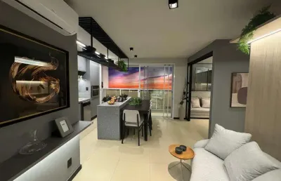 Apartamento com  2 quartos sendo um suite,  área de lazer completa a 100 metros do metrô , lazer mais completo da região , com vaga de garagem