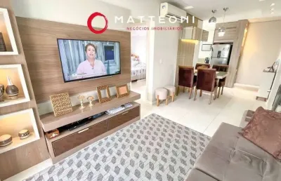 Oportunidade no centro | apartamento semimobiliado com sacada e churrasqueira por r$449 mil