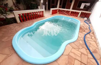 Casa com piscina à venda  cidade nova em indaiatuba sp com pisciana e edicula