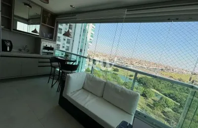 Apartamento mobiliado de 3 dormitórios, sendo 1 suíte - 86,5 m² à venda no condomínio le jardin em indaiatuba sp