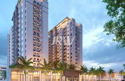 Apartamento de 2 dormitórios sendo uma suite com 43,97 quarto à venda no bairro cidade nova próximo ao centro o izzi residence em indaiatuba sp.