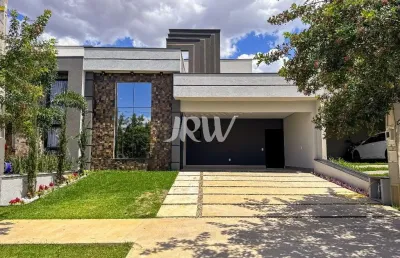 Casa térrea no condomínio jardins di roma na cidade de indaiatuba - sp  área do terreno 300 m² área construída 172,80 m²  casa moderna em condomínio f