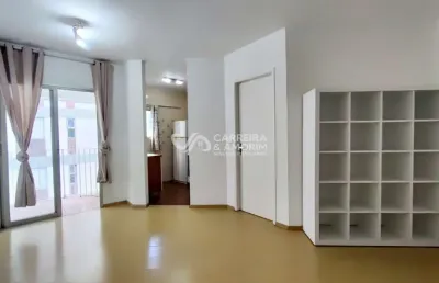 Apartamento para locação em moema, são paulo-sp: 1 quarto, 1 suíte, 2 salas, 1 vaga, 50m² de área.