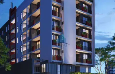 Apartamento com 2 dormitórios à venda, 40 m² por r$ 497.500,00 - água verde - curitiba/pr