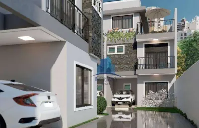 Sobrado à venda, 126 m² por r$ 635.000,00 - uberaba - curitiba/pr