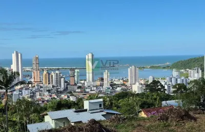 Terreno com linda vista da cidade e do mar  - itajaí/sc