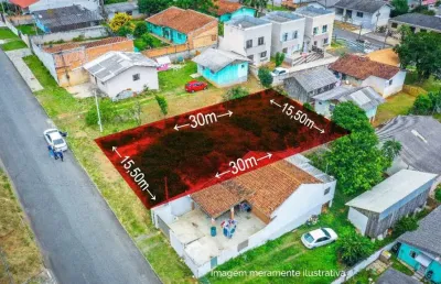 Terreno à venda na rua francisco marthaus, 422, jardim das palmeiras, campo largo por r$ 240.000
