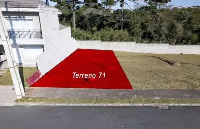 Terreno à venda na vereador alberto klemes, 36, jardim das américas, campo largo por r$ 262.500