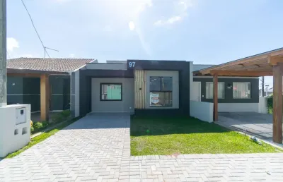 Casa em condomínio fechado com 3 quartos à venda na rua casemiro de abreu, 30, são marcos, campo largo por r$ 580.000