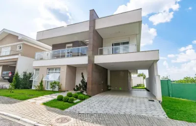 Casa em condomínio fechado com 4 quartos à venda na rua hermenegildo luca, 101, são braz, curitiba por r$ 3.150.000
