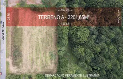 Terreno à venda na via veneza, 1, jardim padre josé de anchieta, campo largo por r$ 1.650.000